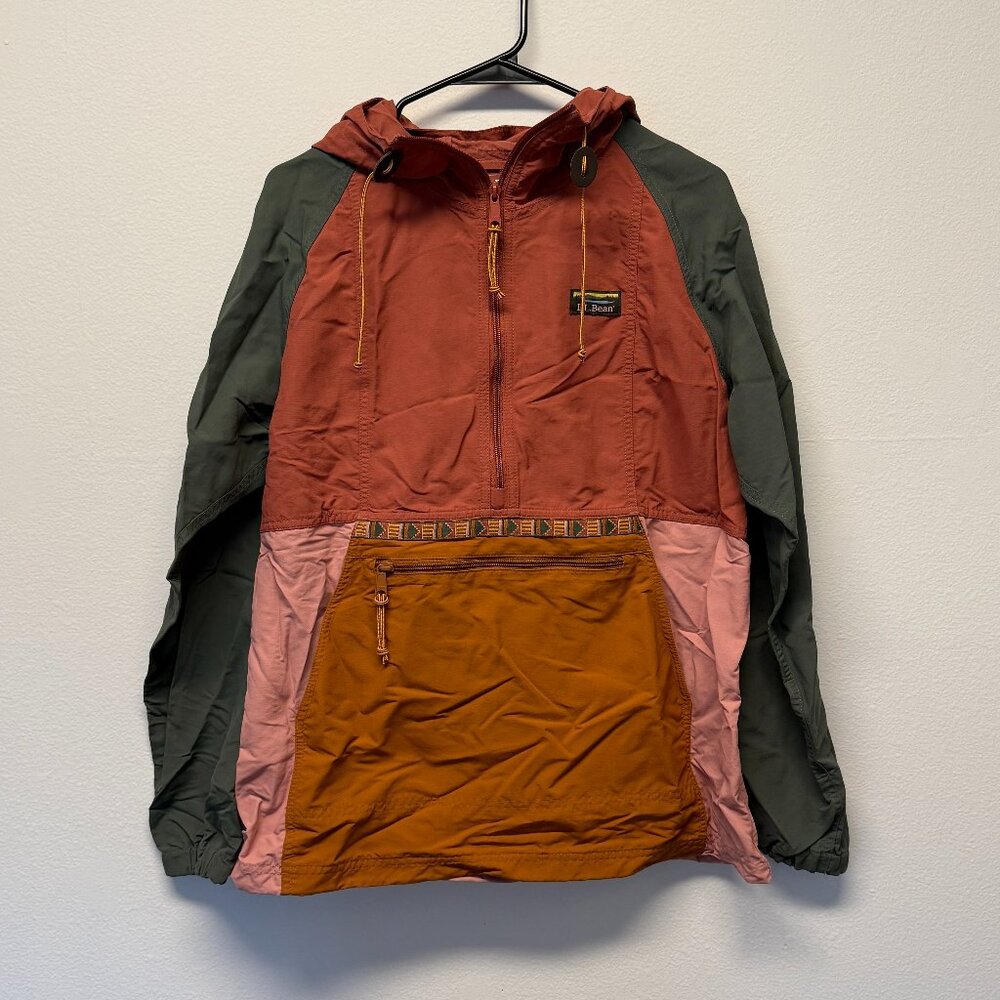 L.L.Bean Mountain Classic Anorak Rain Jacket Size Medium